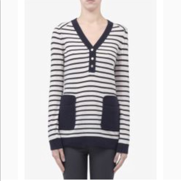tory burch striped sweater